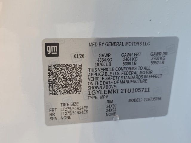 2026 Cadillac ESCALADE IQL Premium Sport