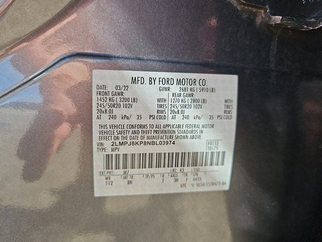 2022 Lincoln Nautilus Reserve