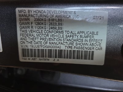 2021 Acura TLX Type S SH-AWD