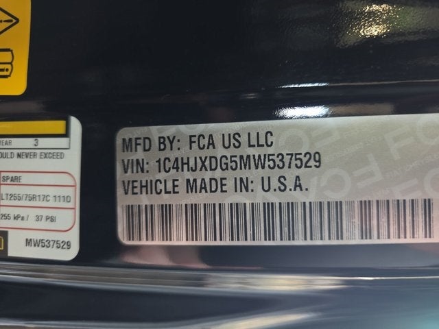 2021 Jeep Wrangler Unlimited Willys