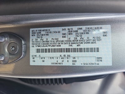 2023 Ford Escape Platinum