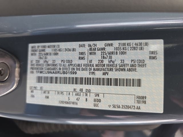 2024 Ford Escape ST-Line Select