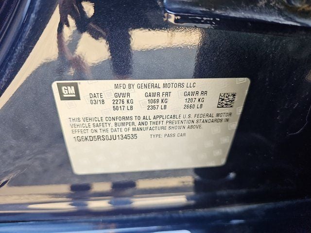 2018 Cadillac CT6 3.6L Luxury