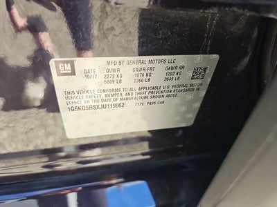 2018 Cadillac CT6 3.6L Luxury