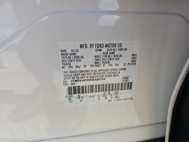 2022 Ford Edge Titanium