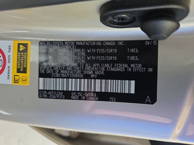 2015 Lexus RX 450h