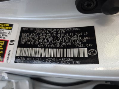 2024 Lexus ES 300h Ultra Luxury