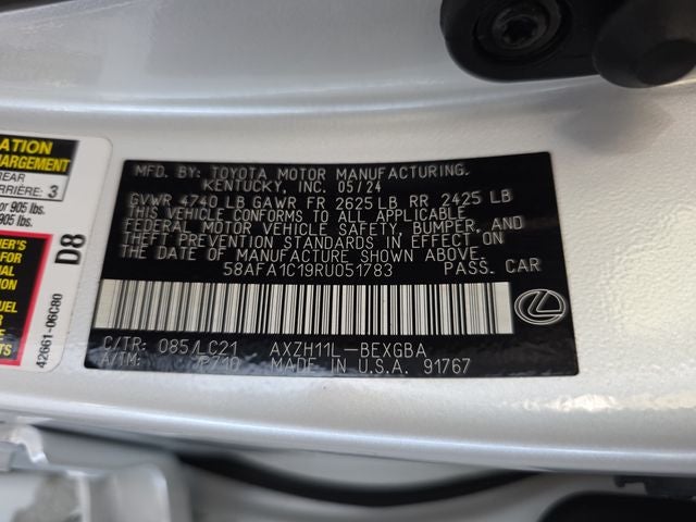 2024 Lexus ES 300h Ultra Luxury