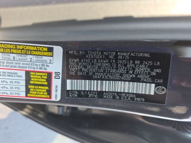 2025 Lexus ES 300h Ultra Luxury