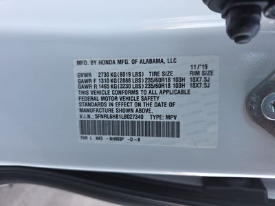 2020 Honda Odyssey Touring