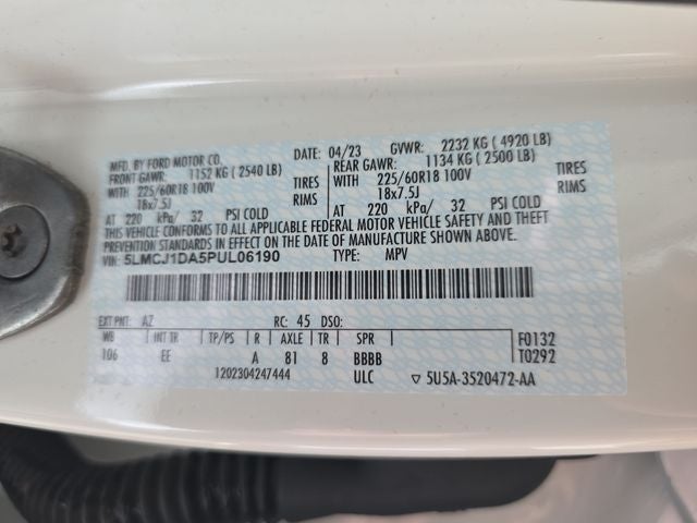 2023 Lincoln Corsair Standard