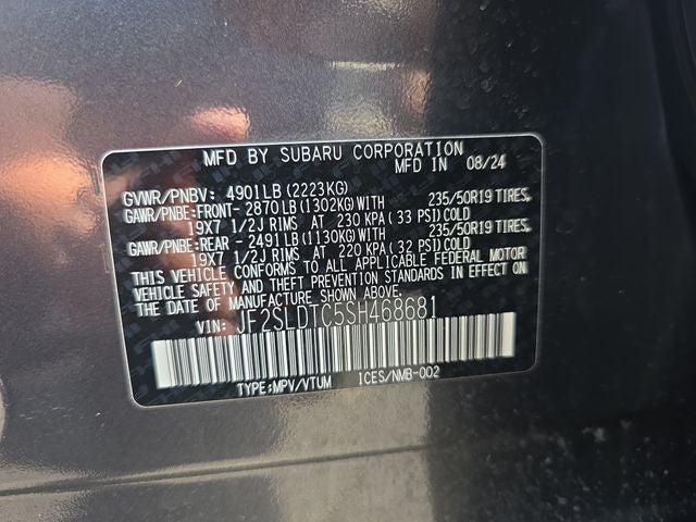 2025 Subaru Forester Touring
