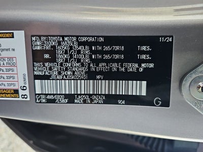 2025 Toyota Land Cruiser Hybrid