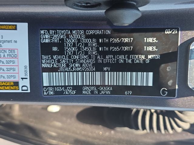 2021 Toyota 4Runner Venture