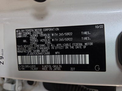 2022 Lexus LX 600 Luxury