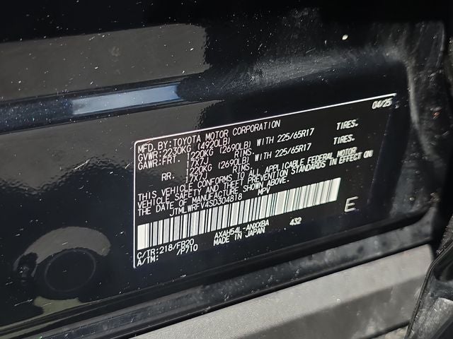 2025 Toyota RAV4 Hybrid LE