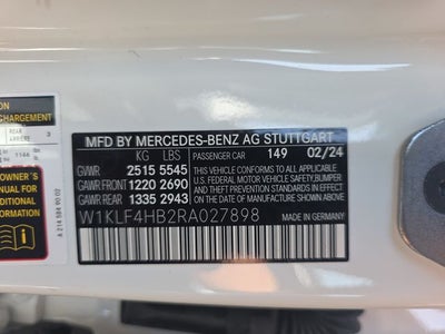 2024 Mercedes-Benz E-Class E 350 4MATIC®
