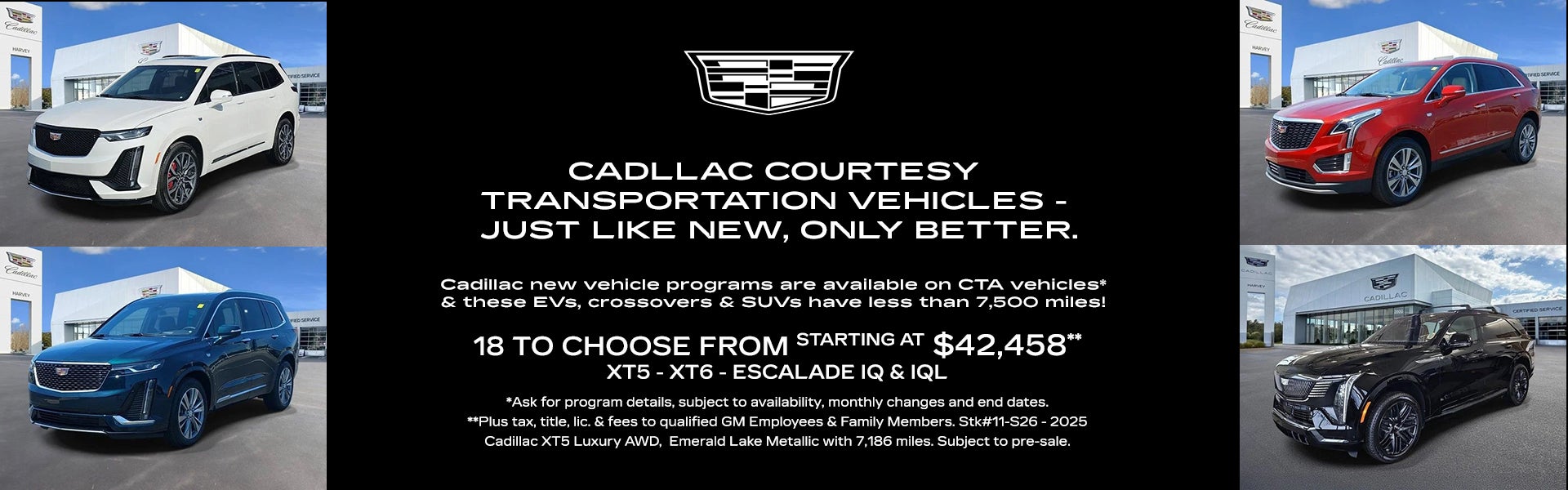Cadillac Courtesy Transport Vehicles