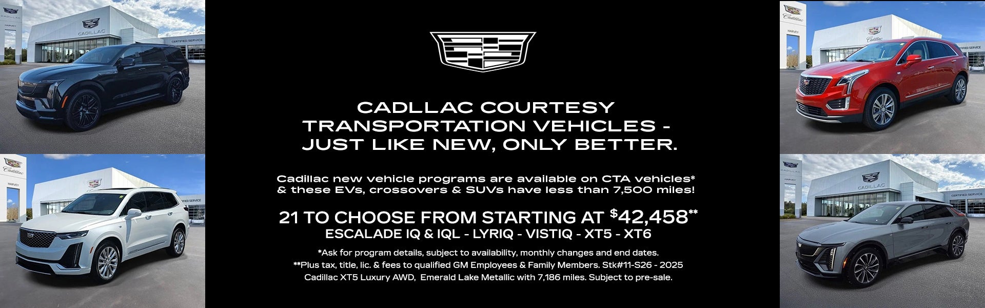 Cadillac Courtesy Transport Vehicles