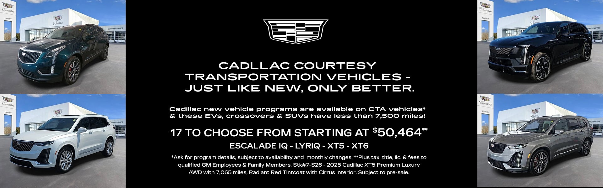 Cadillac Courtesy Transport Vehicles